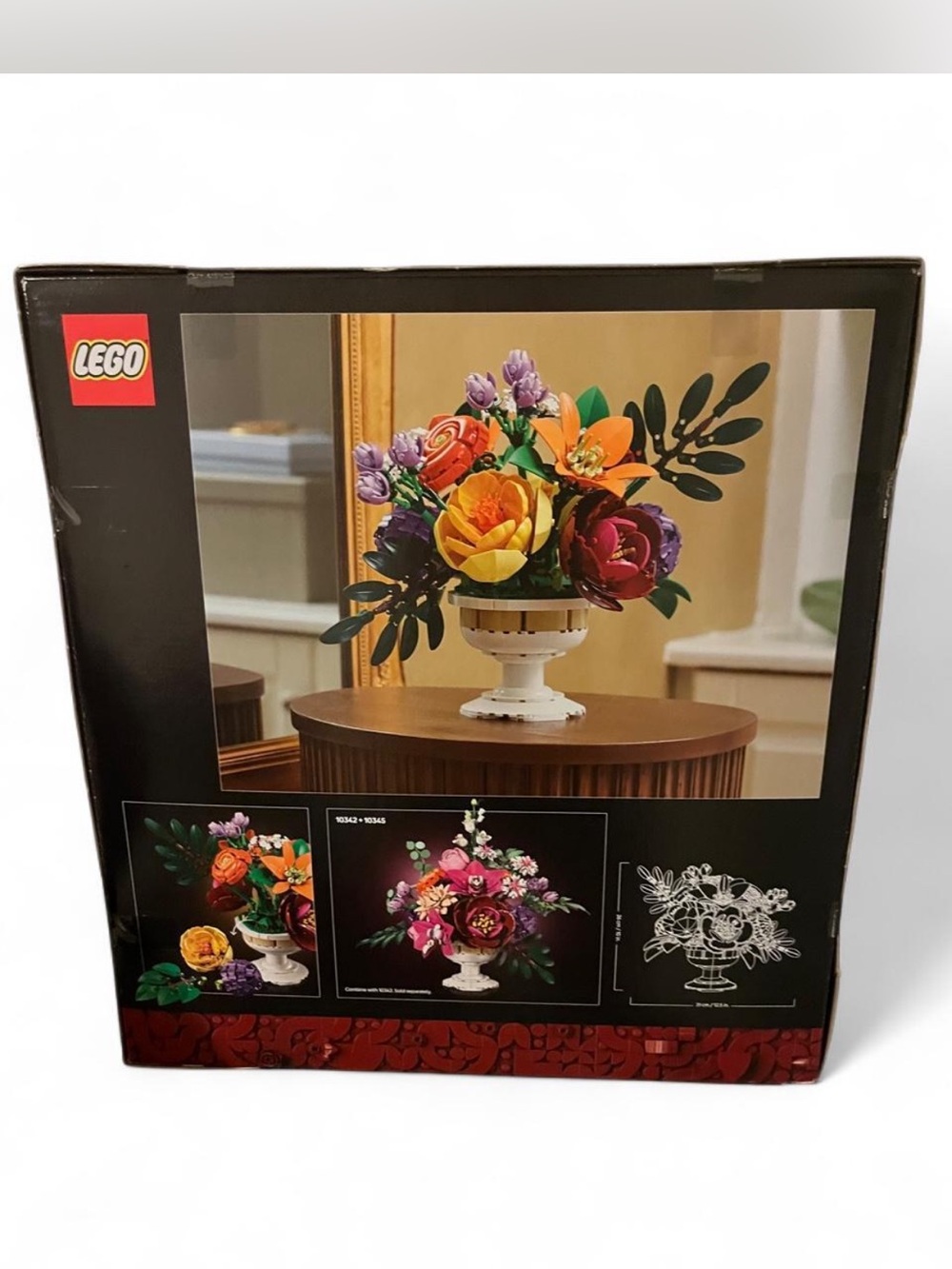 LEGO Botanicals Flower Arrangement - Multicolor Decorative Set 10345 - Picture 2 of 2